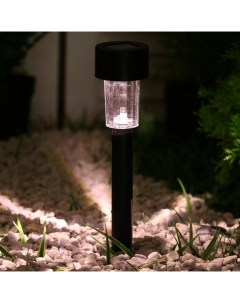 Садовый светильник на солнечной батарее Цилиндр 4 5x30x4 5 см 1 LED свечение тёпл Nobrand