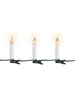 Световая гирлянда новогодняя Оплавленные свечи 159180 11 6 м белый теплый Kaemingk