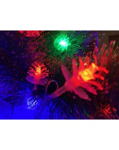Световая гирлянда новогодняя Шишки AZ2021 875 5 м разноцветный RGB Hobbi land