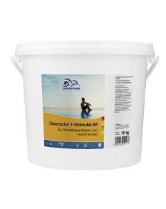 Дезинфицирующее средство для бассейна Кемохлор Т 65 гранулированный 10 кг Chemoform