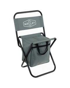 Стул туристический с сумкой 35 х 26 х 60 см до 80 кг цвет серый Maclay