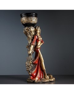 Фигура с кашпо Девушка Диана бронза красный 2 л 24х79х36см Хорошие сувениры