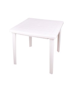 Стол для дачи М2593 white 80x80x74 см Альтернатива