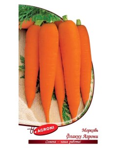 Семена морковь Флакке 1 уп Агрони