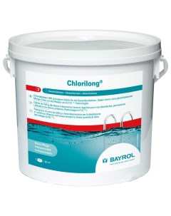 Дезинфицирующее средство для бассейна ChloriLong 200 Хлорилонг 200 4536117 5 кг Bayrol