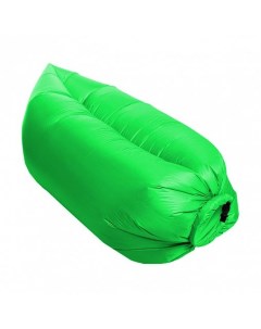 Шезлонг мешок надувной Жизнь коротка 220 x 80 x 65 см зеленый Nobrand