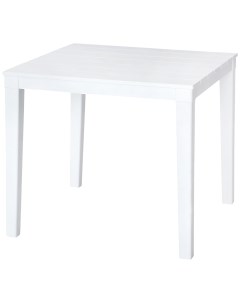 Стол для дачи обеденный Прованс 762921 white 80x80x70 см Элластик пласт