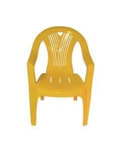Садовое кресло Салют 217503 60х66х84см желтый Стандарт пластик