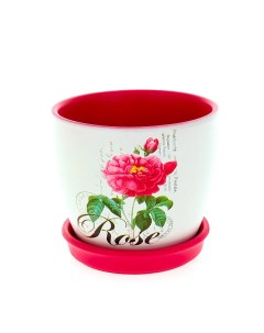 Цветочный горшок Rose KENG 1640067M 1 1 л разноцветный 1 шт Ens