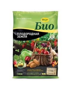 Грунт для овощей огорода плодовых и ягодных Био плодородная земля Тп0201фас14 40л Фаско