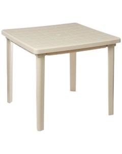 Стол для дачи М8154 beige 80x80x74 см Альтернатива