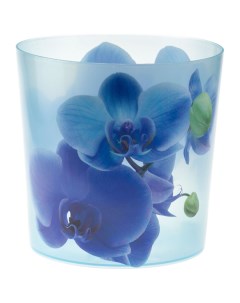Цветочное кашпо Деко с подставкой M3105OBL 1 2 л орхидея голубая 1 шт Idea