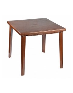 Стол для дачи М8153 brown 80x80x74 см Альтернатива