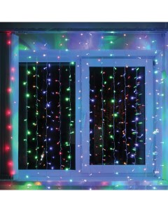Световая гирлянда новогодняя Нить и Занавес 400015 5 м разноцветный RGB Era