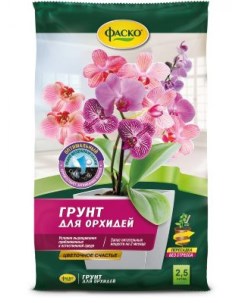 Грунт для орхидей Цветочное счастье 2 5л Фаско