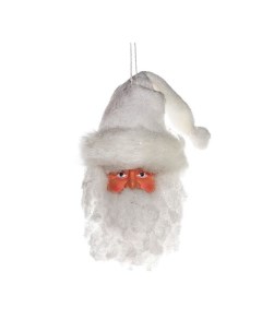 Елочная игрушка Санта в Белом Колпаке 567028 32 см 1 шт Billiet