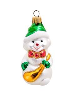 Елочная игрушка Снеговик 801650 1 шт разноцветный Elita