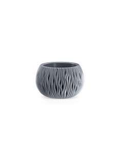 Цветочное кашпо Sandy bowl со вставкой DSK240 405 2 4 л серый 1 шт Prosperplast