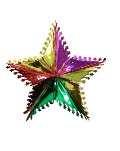 Подвесное украшение Звезды ЮВ_А1 83А ПУЗВ 1шт 11 3 50 см разноцветный Cosy