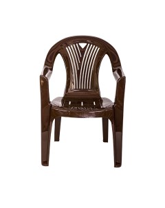 Садовое кресло Салют 217507 60х66х84см коричневый Стандарт пластик