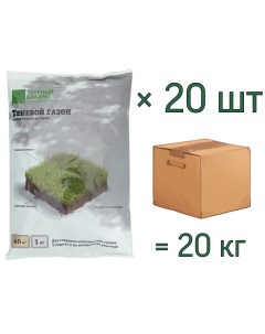 Семена газона ТЕНЕВОЙ 1 кг х 20 шт 20 кг Зеленый квадрат