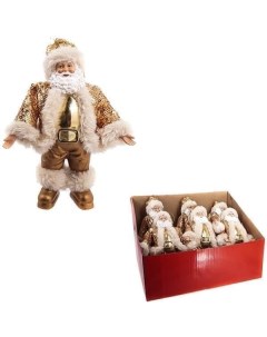 Елочная игрушка Дед Мороз 278047 1 шт золотистая Oldim