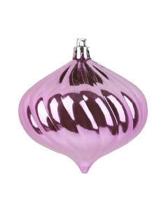 Елочная игрушка Розовый волчок N6380614 8 см 1 шт Monte christmas