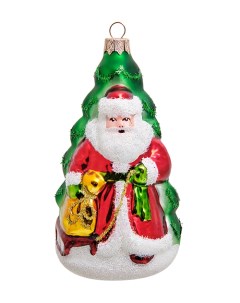 Елочная игрушка Дед Мороз 802074 1 шт разноцветный Elita