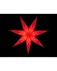 Подвесное украшение Плафон рождественская звезда Е96391 70 см красный Snowmen