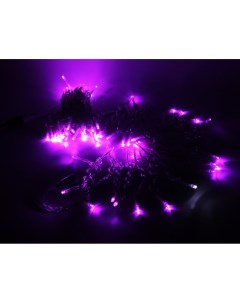 Световая гирлянда новогодняя PST100BLW 10 1P 10 м фиолетовый Laitcom