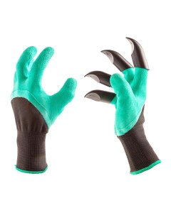 Садовые перчатки с когтями Gloves Garden genie