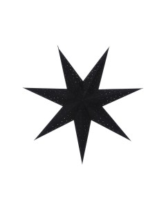 Подвесное украшение Подвесная бумажная звезда изарра 170264 75 см черный Edelman