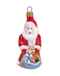 Елочная игрушка Дед Мороз с подарками 802207 1 шт разноцветный Elita