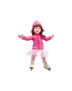 Елочная игрушка Малышка Хенни на коньках полистоун eli E0513 1 1 шт розовый Kurts adler