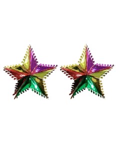 Подвесное украшение Звезды ЮВ_А1 83А ПУЗВ 2шт 11 3 50 см разноцветный Cosy