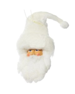 Елочная игрушка Санта Клаус в Белом Колпаке 567029 25 см 1 шт Billiet
