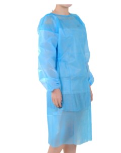 Халат хирургический CARESTONE рукав на резинке 42г м кв голубой р 52 54 Carestone medical & protective products co., ltd