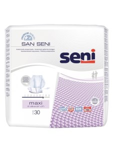 Анатомические подгузники для взрослых 30 шт San Maxi Seni