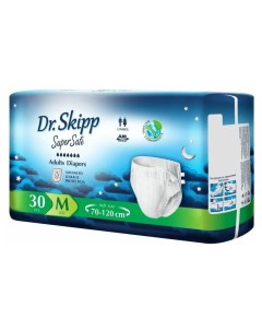 Подгузники для взрослых Dr Skipp Super Safe р M 30 шт Dr.skipp