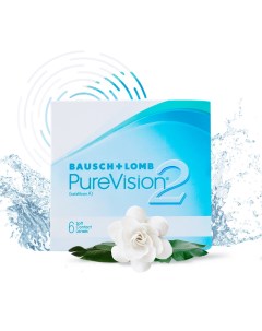 Контактные линзы Bausch Lomb 2 HD ежемесячные 0 00 8 6 6 шт Purevision