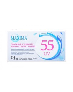 Контактные линзы 55 UV на месяц 6 линз R 8 9 10 00 Maxima
