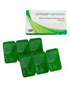Контактные линзы Biovision 6 линз 4 75 R 8 6 Optosoft