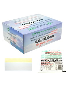 Лейкопластырь бактерицидный 4 0 см х 10 0 см SFM 100 шт Sfm hospital products
