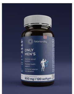 Витаминный комплекс для мужчин ONLY MEN S капсулы 800мг 120шт Bionordiq