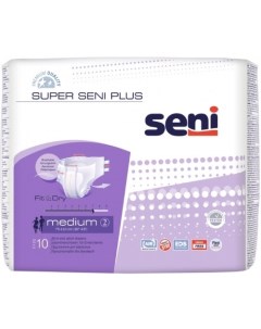 Подгузники для взрослых Super Plus Medium 10 шт ME10 A02 Seni