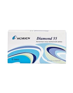 Контактные линзы Diamond 55 6 линз R 8 6 1 25 Horien