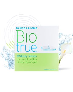 Контактные линзы Bausch Lomb ONEday lens однодневные 8 50 8 6 90 шт Biotrue