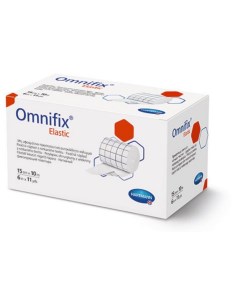 Omnifix Elastic Омнификс Эластик пластырь фиксирующий в рулоне 15 см x 10 м Hartmann
