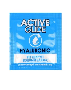 Гель лубрикант Active Glide Hyaluronic на водной основе 3 г Биоритм