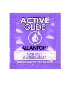 Гель лубрикант Active Glide Allantoin на водной основе 3 г Биоритм